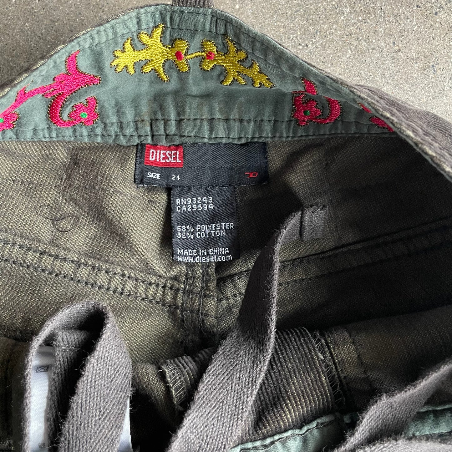 Vintage Diesel Tactical Cargo Capris