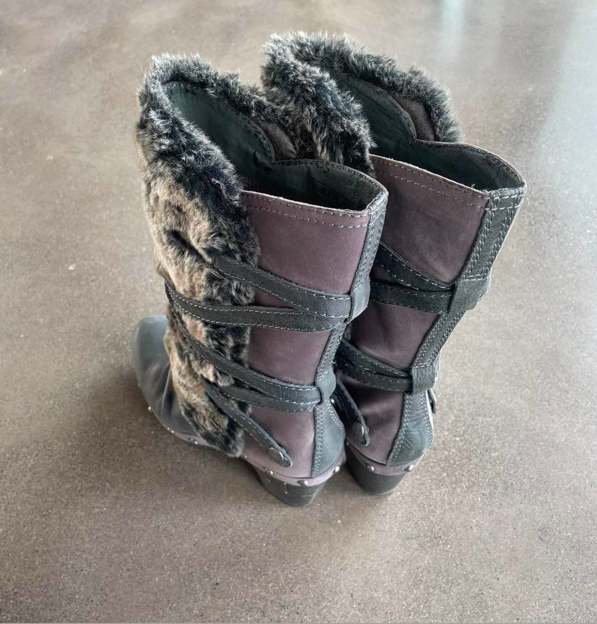 Replay Fur Boots