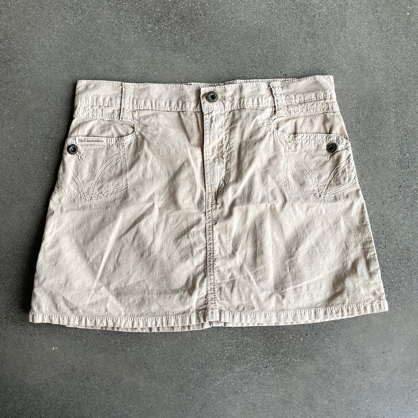 Dolce & Gabbana Tan Mini Skirt