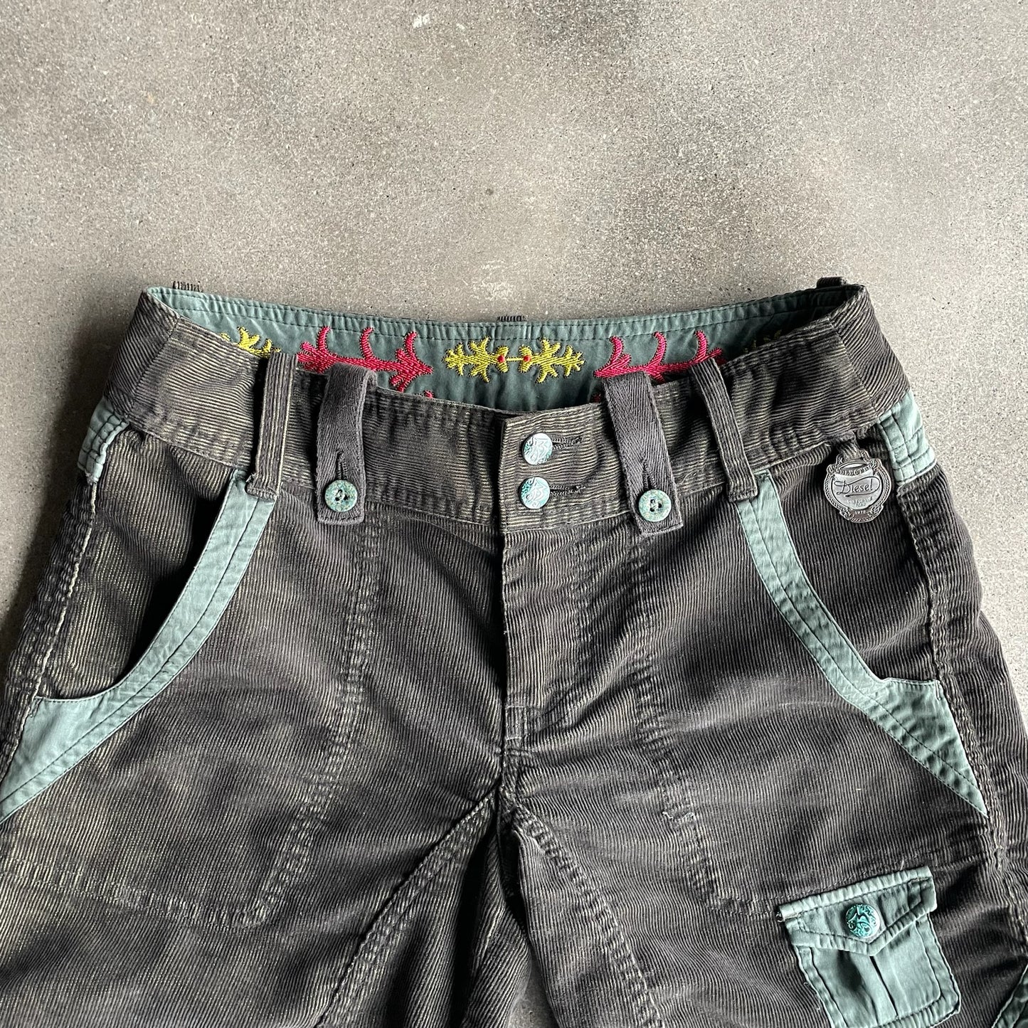 Vintage Diesel Tactical Cargo Capris