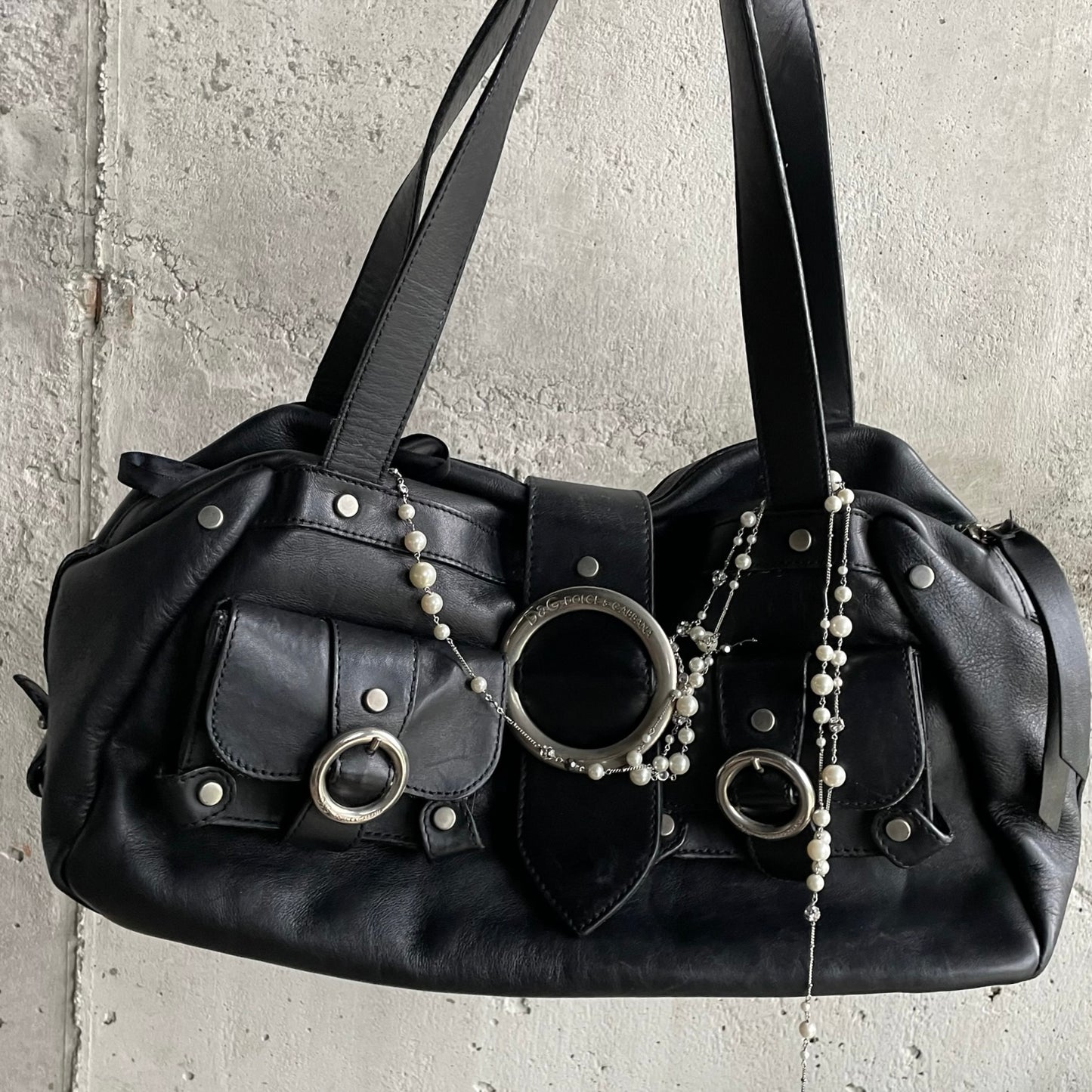 Dolce & Gabbana Black Leather Handbag