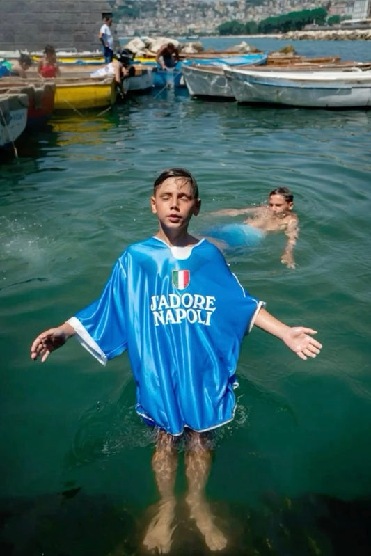 blue italian 'J'ADORE NAPOLI'