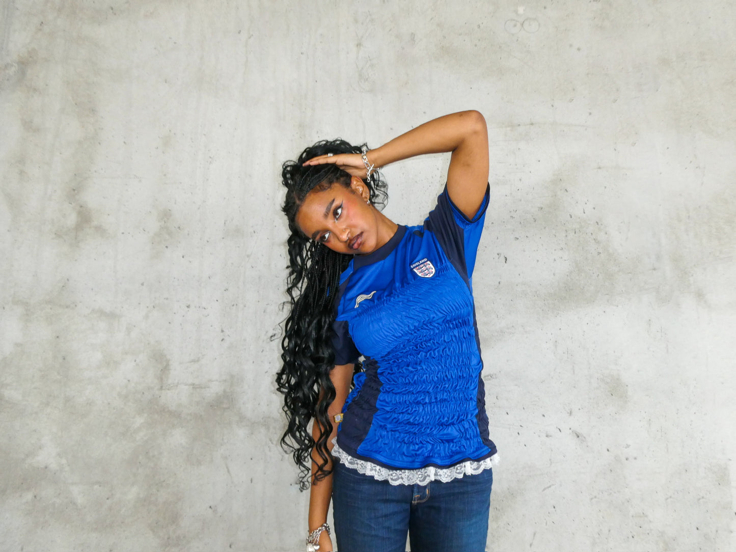 blue england jersey