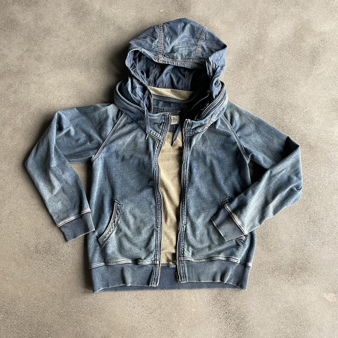 Goa Denim Zip Up Hoodie