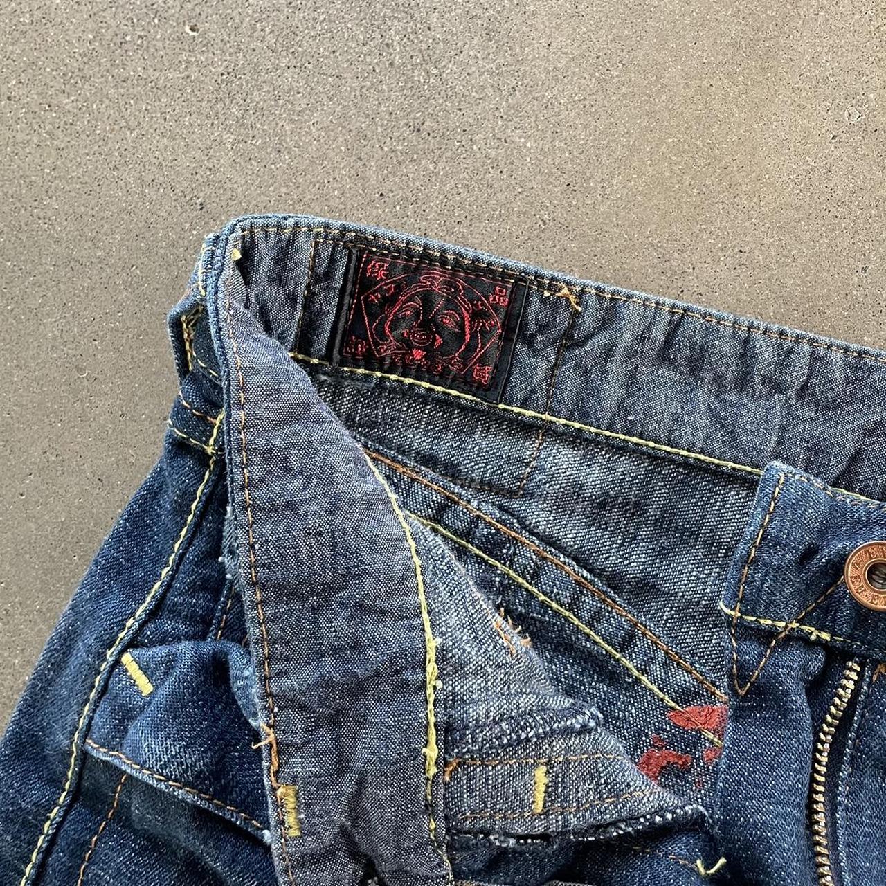 Evisu Denim Midi Skirt