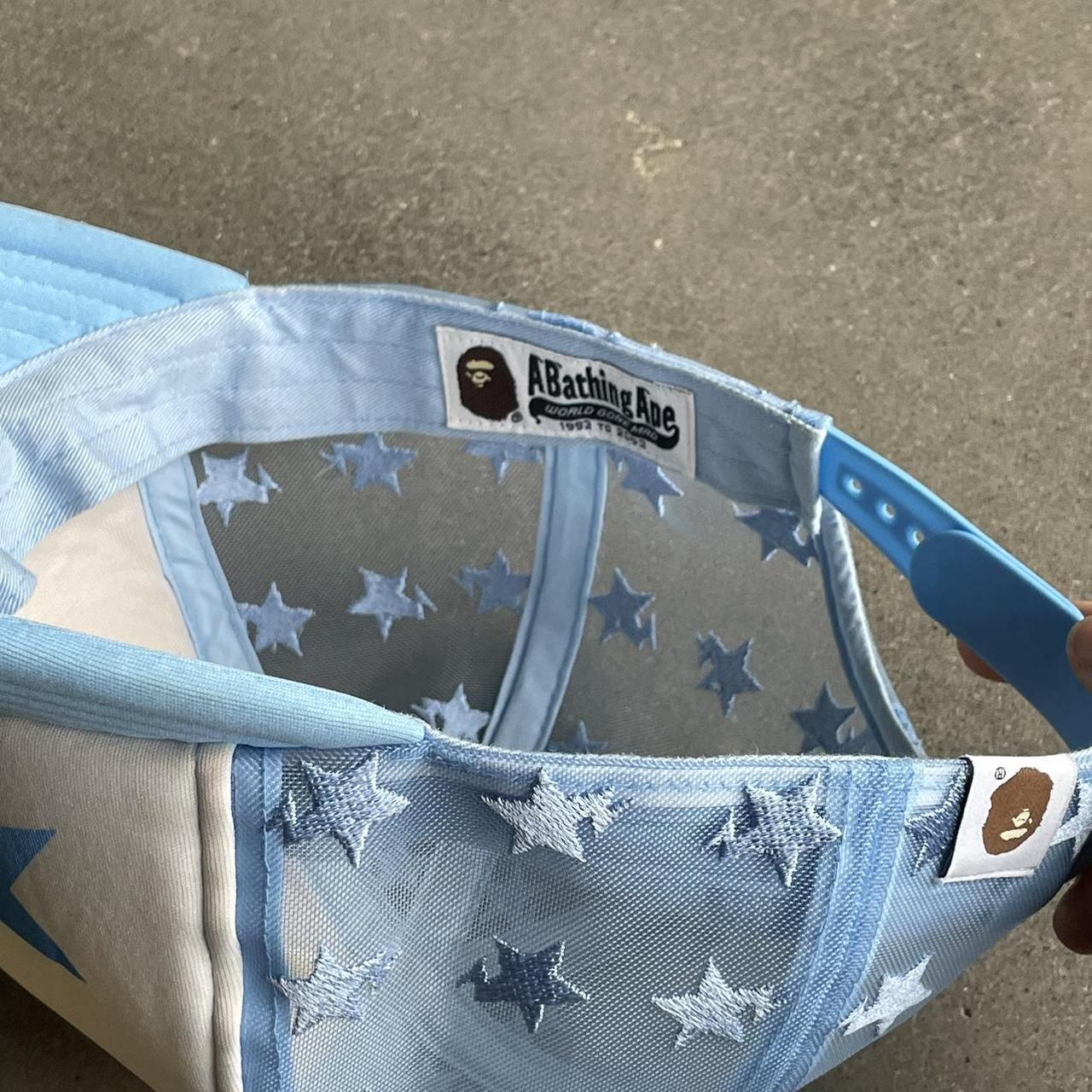 Bape Star Blue Mesh Trucker Hat