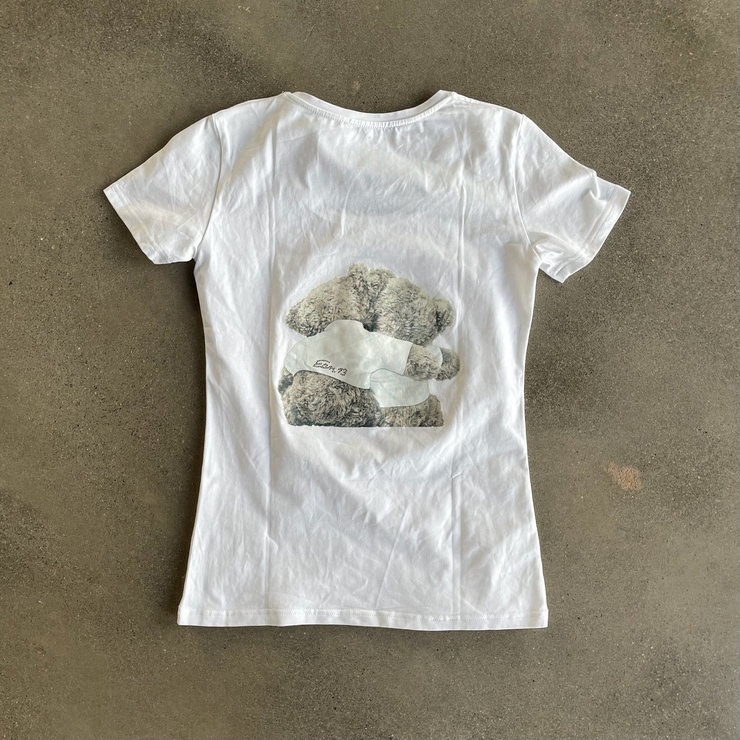 White Teddy Tee